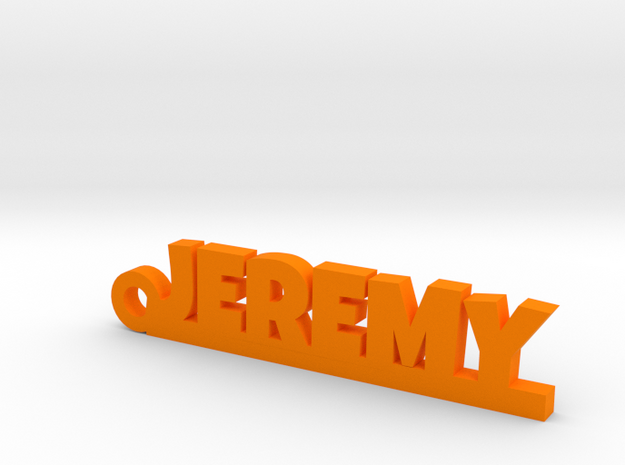 JEREMY Keychain Lucky in Orange Processed Versatile Plastic