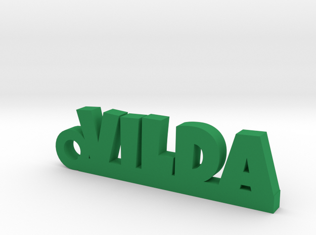 VILDA Keychain Lucky in Green Processed Versatile Plastic
