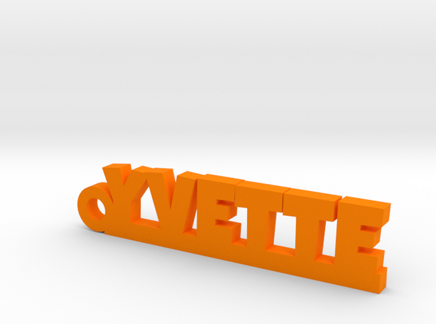 YVETTE Keychain Lucky in Orange Processed Versatile Plastic