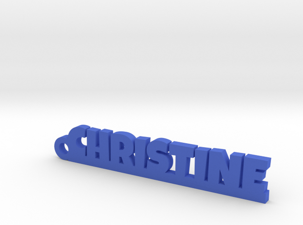 CHRISTINE Keychain Lucky in Blue Processed Versatile Plastic