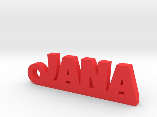 JANA Keychain Lucky in Red Processed Versatile Plastic