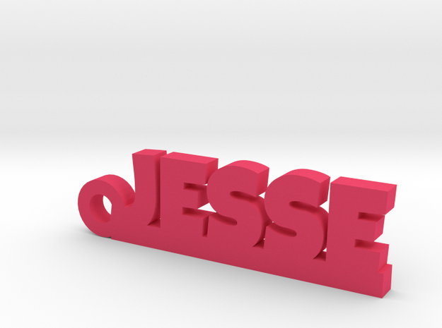 JESSE Keychain Lucky in Pink Processed Versatile Plastic