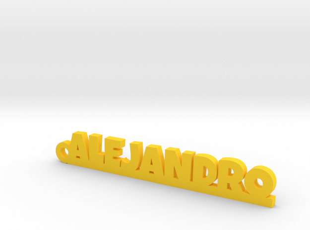 ALEJANDRO Keychain Lucky in Yellow Processed Versatile Plastic