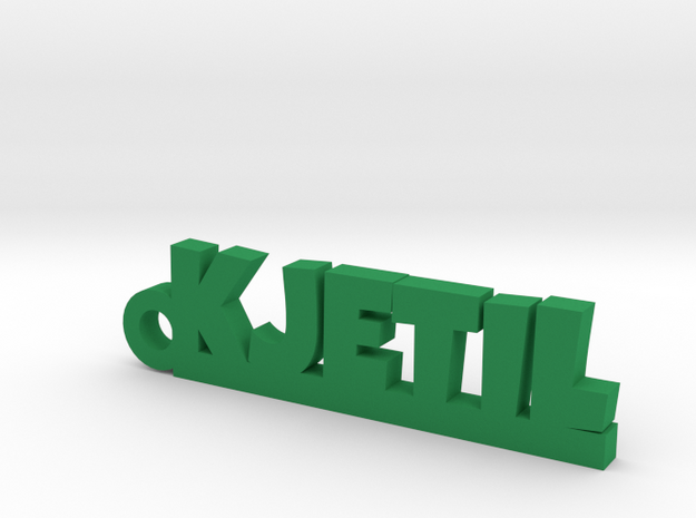 KJETIL Keychain Lucky in Green Processed Versatile Plastic