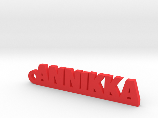 ANNIKKA Keychain Lucky in Red Processed Versatile Plastic