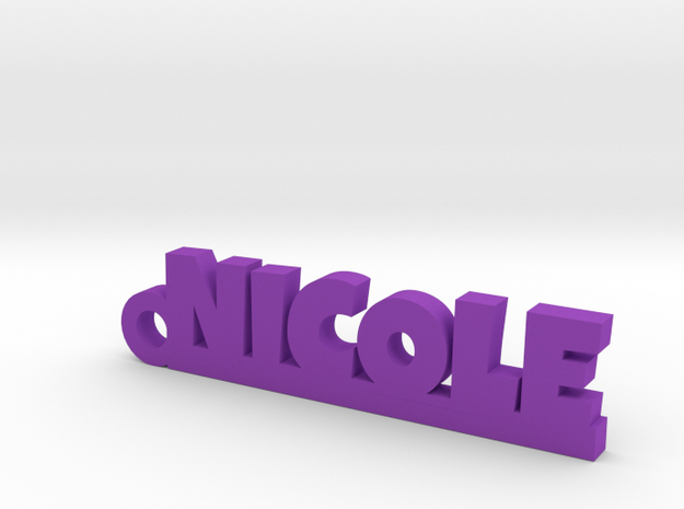 NICOLE Keychain Lucky in Purple Processed Versatile Plastic