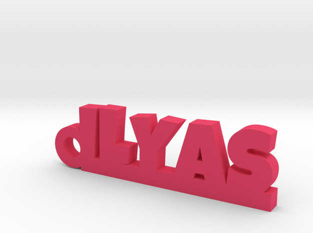ILYAS Keychain Lucky in Pink Processed Versatile Plastic