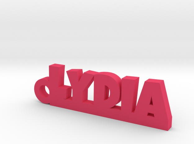LYDIA Keychain Lucky in Pink Processed Versatile Plastic