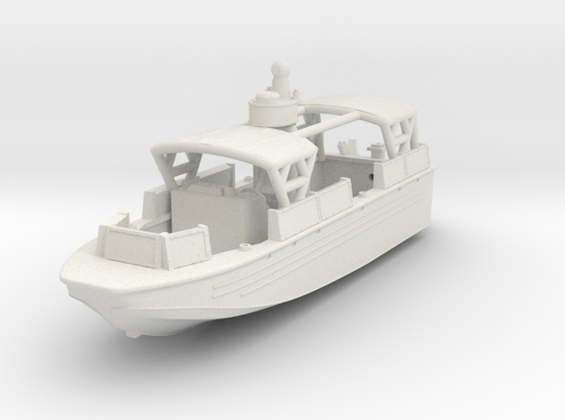 1/144 USN Riverine Assault Boat  (With Canopy) - C in White Natural Versatile Plastic