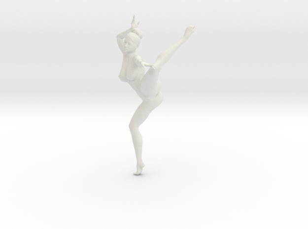 1/18 Nude Dancers 017 in White Natural Versatile Plastic