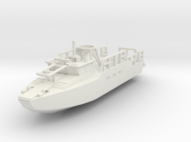 1/144 USN Riverine Control Boat (RCB) (Coastal Riv in White Natural Versatile Plastic