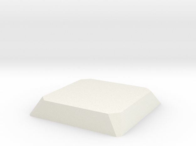 Square Base in White Natural Versatile Plastic