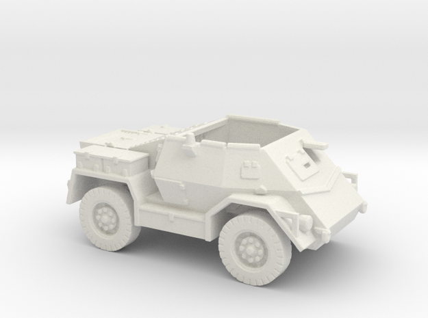 Pattern Wheeled Carrier (New Zealand) 1/144 in White Natural Versatile Plastic