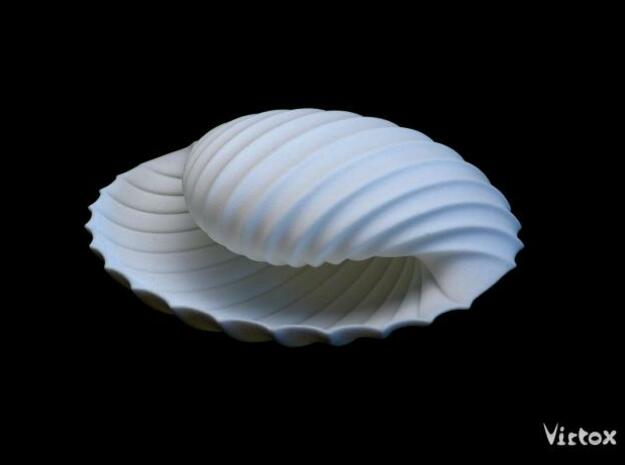 Evolutionary Bowl in White Processed Versatile Plastic