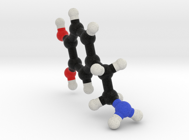 Dopamine Molecule. in Full Color Sandstone: 1:10