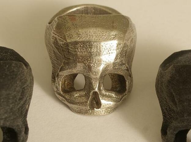 3D Printed Skull Ring by Bits to Atoms