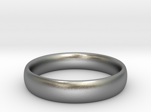 Engagement Band in Natural Silver