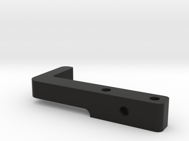 Xray T4 Tapeless Lipo Holder - Front in Black Natural Versatile Plastic