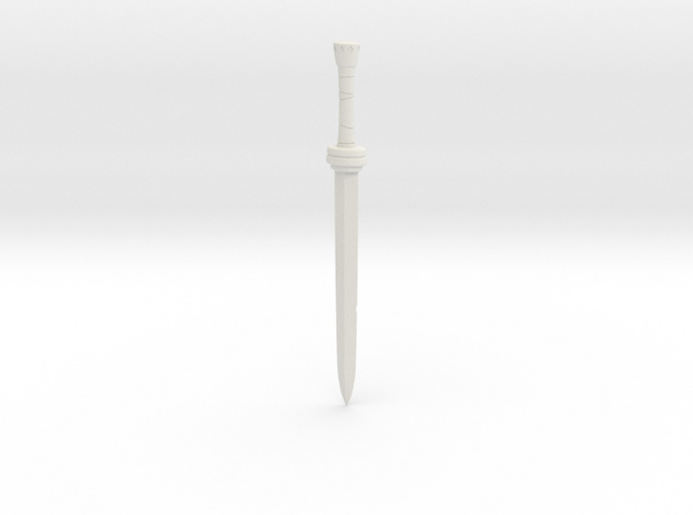 "BotW" Traveler's Sword in White Natural Versatile Plastic: 1:12