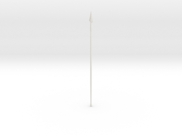 "BotW" Traveler's Spear in White Natural Versatile Plastic: 1:12
