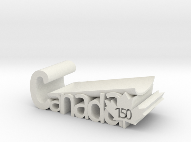 Canada 150 Spoon Rest Version 2 in White Natural Versatile Plastic