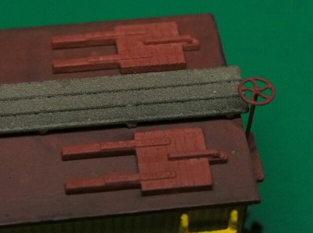 HO scale Reef Hatches (closed) x4  in Tan Fine Detail Plastic