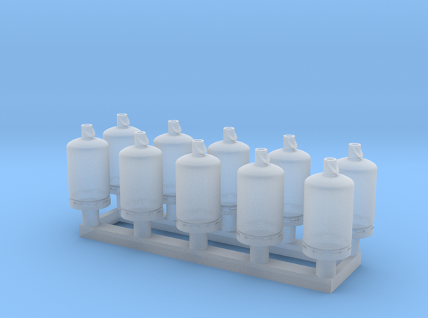 TJ-H02001x10 - Bouteilles de gaz 13kg in Smooth Fine Detail Plastic
