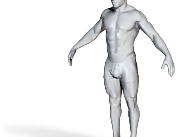Digital-Strong male body 003 scale in 10cm in Strong male body 003 scale in 10cm