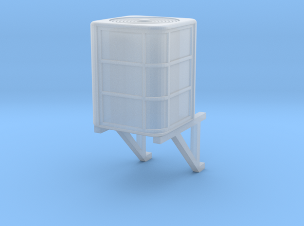 HO Scale Central Air Conditioner With Wall Bracket in Smooth Fine Detail Plastic