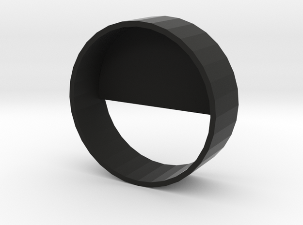 28mm Speaker Holder in Black Natural Versatile Plastic