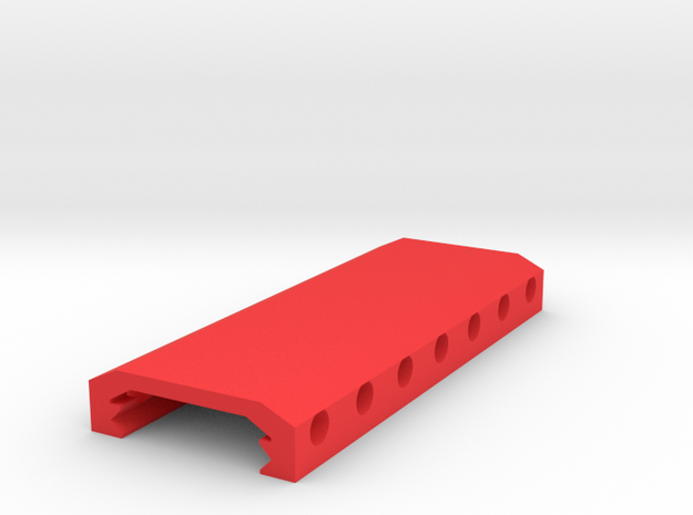 M4 Quad Rail Stabilizer in Red Processed Versatile Plastic