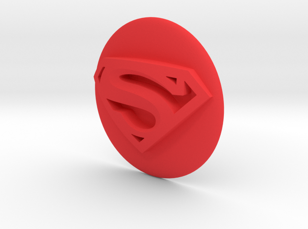 SUPERMAN HOOD ORNAMENT in Red Processed Versatile Plastic
