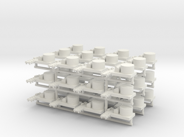 Small Naval Base x36 (WSF) in White Natural Versatile Plastic