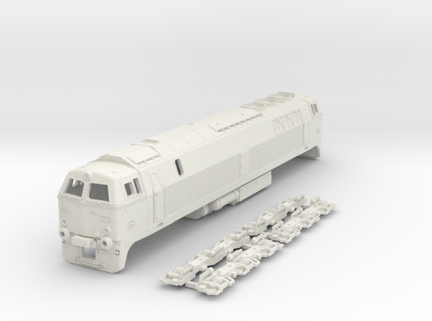 Nohab MZ III class 1/87 in White Natural Versatile Plastic