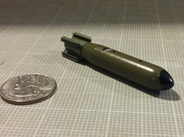 Mk 65 Quickstrike Mine 1:48 in Smooth Fine Detail Plastic