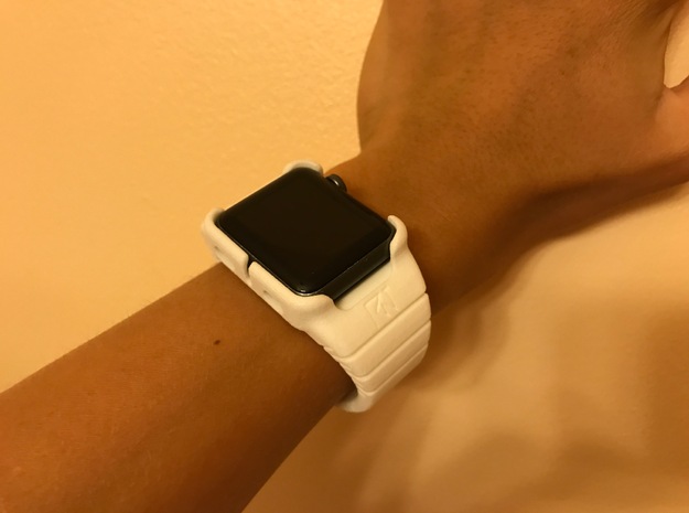 Apple Watch - 38mm Small in White Processed Versatile Plastic