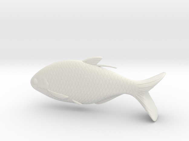 Swimmer in White Natural Versatile Plastic