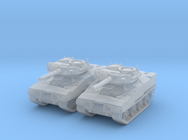 1/285 (6mm) US XM800T LAW Light Tank x2 in Tan Fine Detail Plastic