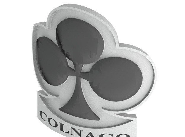 Colnago bicycle front logo in White Natural Versatile Plastic
