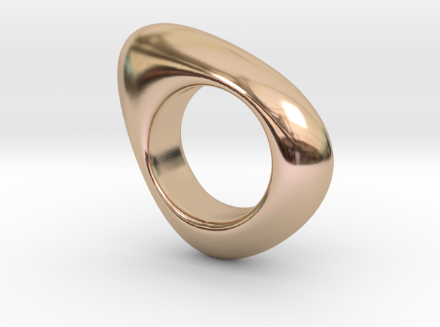 Fluid in 14k Rose Gold Plated Brass: 7 / 54