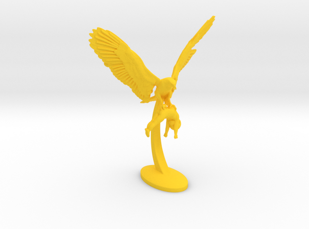 Updated EAGLE PREY 15cm in Yellow Processed Versatile Plastic