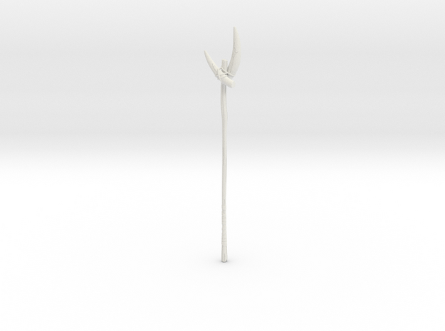 "BotW" Spiked Boko Spear in White Natural Versatile Plastic: 1:12