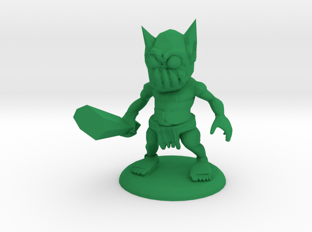 ARNOLD THE ORC in Green Processed Versatile Plastic