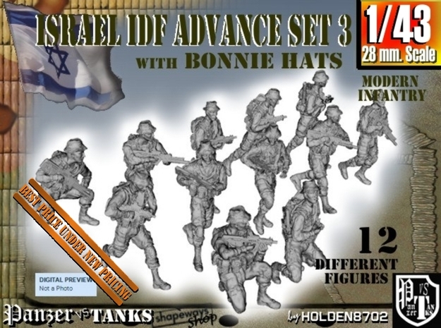 1-43 IDF BONNIE ADVANCE SET 3 in Smooth Fine Detail Plastic