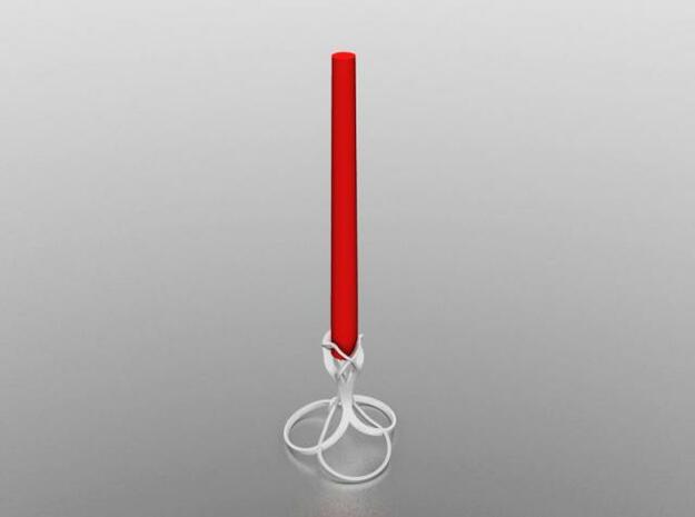 Candlestick Loopetal 22L in White Natural Versatile Plastic