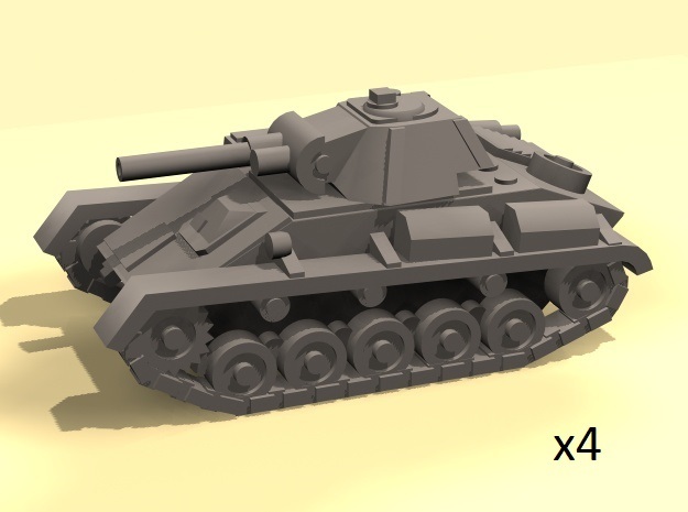 1/160 Soviet T-70 light tank (4) in Tan Fine Detail Plastic