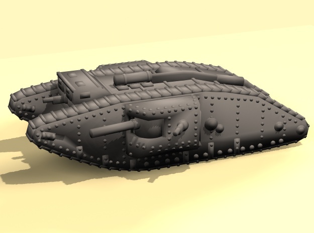 1/160 Mk.IV Male tank in Tan Fine Detail Plastic