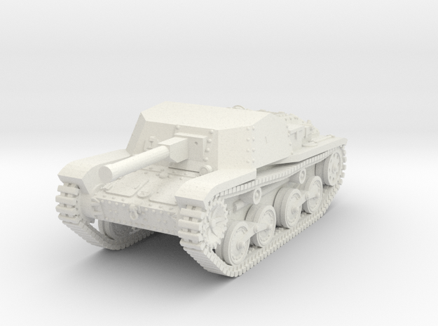 1/100 (15mm) Type 5 Ho-Ru tank destroyer in White Natural Versatile Plastic