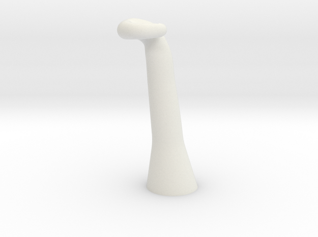 Octopus desk lamp-platform in White Natural Versatile Plastic: Small