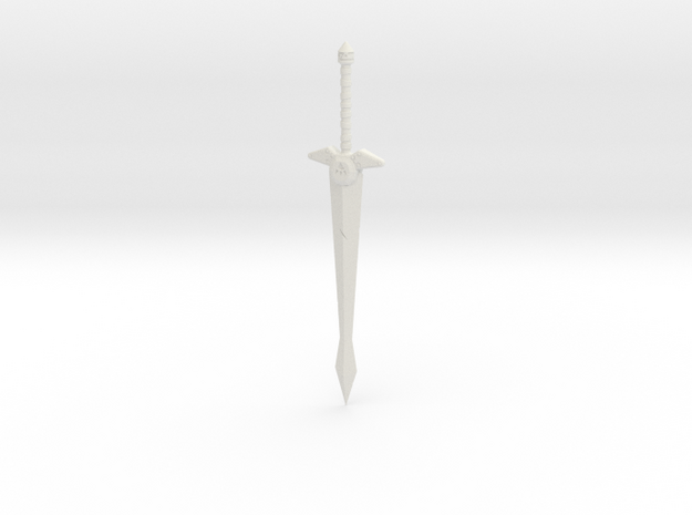 "BotW" Biggoron Sword in White Natural Versatile Plastic: 1:12